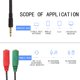 thumbnail image 3 of Matsuzay 10Gbps Cat7 Red LAN PVC plano Internet Cable Ethernet Cable Línea alámbrica PC Enrutador inalámbrico NAS Cables de audio/vídeo No.00 NO1, 3 of 6