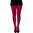 thumbnail image 2 of Cherry Pink Opaque Tights Plus Size for Women - from XL to 5XL, 2 of 4