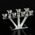 thumbnail image 6 of BalsaCircle 12" Clear Candelabra Candle Holder with Crystal Filler Centerpiece Glass Wedding Decorations, 6 of 8