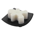 thumbnail image 5 of Unique Bargains 1 Pc Waterproof Soap Holder Curved Clear Black Soap Holder for Bathroom 3.74"x3.74"x0.71", 5 of 6