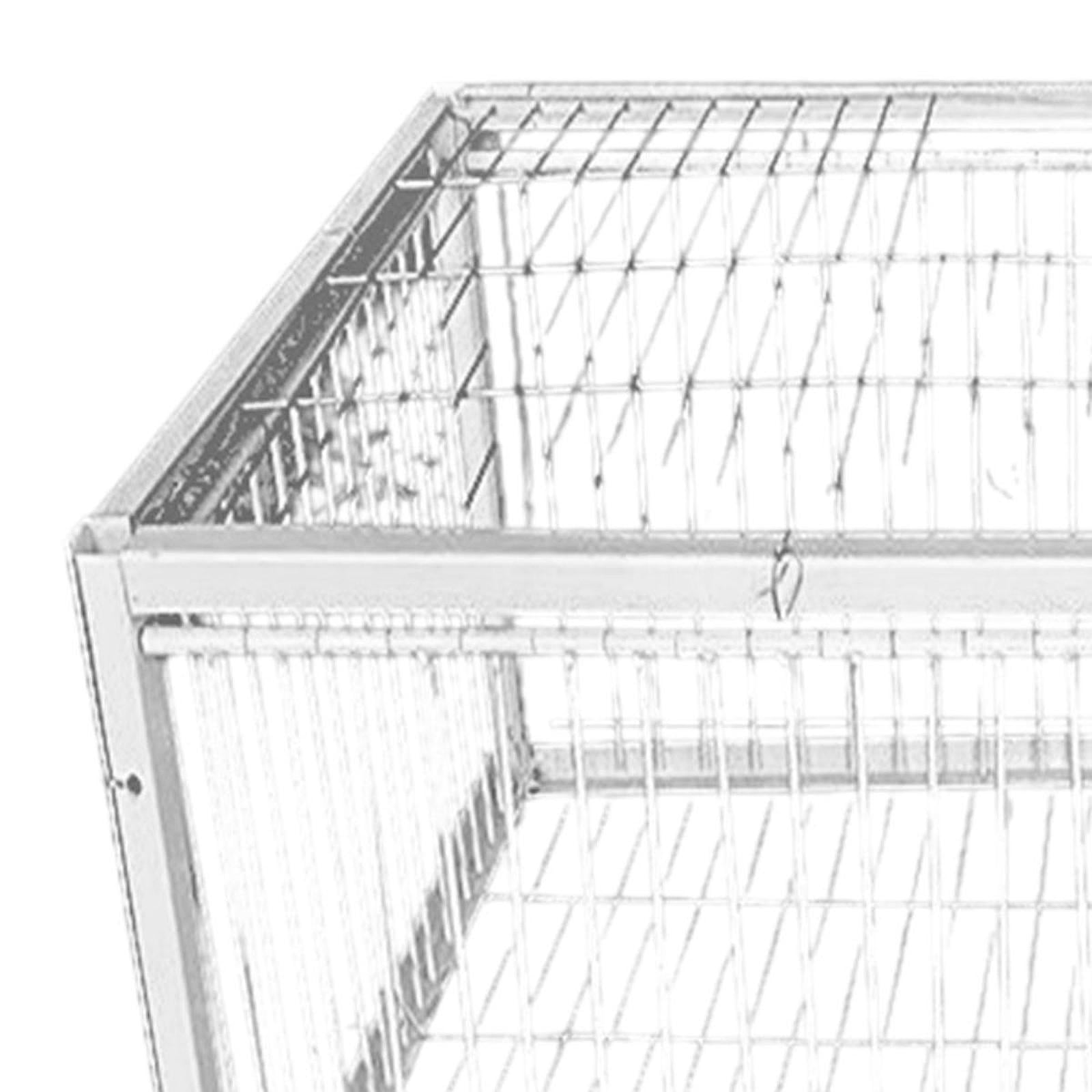 Serenable Tauben Cage, Automatic Pigeon Collector, Simple Assembly, Wire Cage, Thickened Animal Cage, Pigeon Stable for Chicken Garages, Orchard , 4 enter