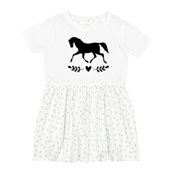 Inktastic Horse for Girls Girls Toddler Dress