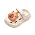 thumbnail image 4 of HGIEYS Toddler Little Kids Clogs Slippers Sandals, Non- Girls Boys Clogs Slide Lightweight Garden Shoes 3.5-4 Years, 4 of 5