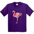 thumbnail image 3 of Inktastic Pink Flamingo Youth T-Shirt, 3 of 5