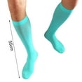 thumbnail image 6 of Unisex Knee High Socks, Nylon Non-Slip Invisible Seamless Tube Socks, Candy Color, 6 of 7