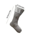 thumbnail image 3 of hulanddfd Christmas Velvet Stocking, 20" Large Christmas Stockings with Hanging Loops Hanging Decoration for Xmas Tree Fireplace and Daily Use, Gifts for Family Gray, 3 of 6