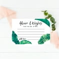 thumbnail image 2 of Koyal Wholesale Tropical Banana Leaf Wedding Advice & Well Wishes Guest Book Cards for Bride and Groom, 56 Pack, 2 of 5