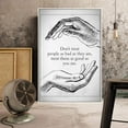 thumbnail image 2 of IDEA4WALL Framed Canvas Wall Art for Living Room, Bedroom Beautiful Quotes Canvas Prints for Modern Home Decoration Ready to Hang, 2 of 4