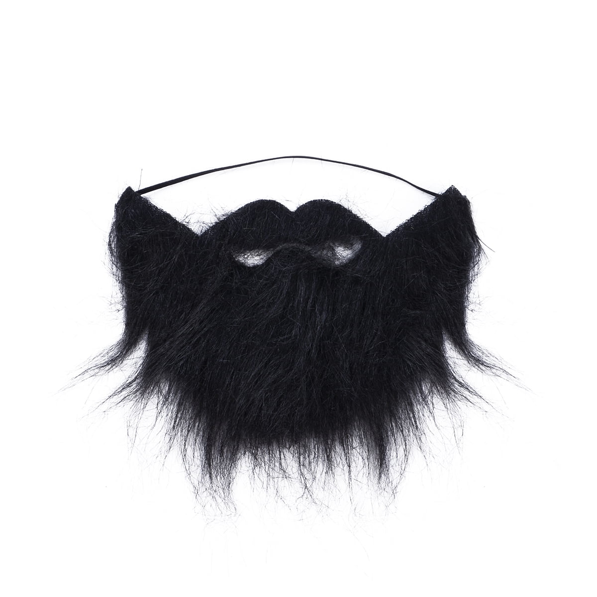 White Black False Beards Mustach Fancy Dress For Halloween Facial Hair Costume 