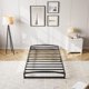 thumbnail image 5 of Tamaño individual-xl low marco de cama 6-pulgada heavy duty metal platform mattress foundation no necesita colchón base noise-free non-slip fácil montaje negra, 5 of 7