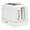 White & Chrome, variant on Haden Starbeck 2 Slice Wide Slot Stainless Steel Toaster, White & Chrome