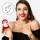 thumbnail image 4 of Anillo para mujer S925 Anillo abierto ajustable de plata esterlina Adepaton 221573-1, 4 of 8