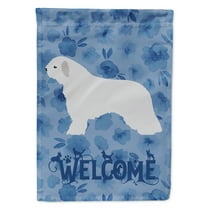 Carolines Treasures CK6142GF Spanish Water Dog Welcome Flag Garden Size Small multicolor