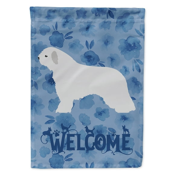 Carolines Treasures CK6142GF Spanish Water Dog Welcome Flag Garden Size Small multicolor