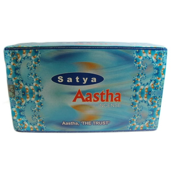 Aastha - Box of Twelve 15 Gram Boxes - Satya Sai Baba Incense