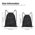 thumbnail image 2 of Fotbe Spider Web Black Bolsa Mochila con Cordón Estampada, Bolsa de Gimnasio Deportiva, Bolsa Cinch, Bolsa con Cordón para Hombres y Mujeres-Medium, 2 of 6