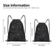 thumbnail image 2 of Fotbe Spider Web Black Bolsa Mochila con Cordón Estampada, Bolsa de Gimnasio Deportiva, Bolsa Cinch, Bolsa con Cordón para Hombres y Mujeres-Medium, 2 of 6