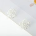 thumbnail image 5 of Unique Bargains 1 Pair Shoelace Charms Sparkly Pearls Flowers Loop Decorative Shoe Clips White, 5 of 5