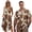 Blue Marble Print, variant on Seashell Couple Outfits Matching Sets Mens Button Up Shirt Starfish Casual Hawaiian Blouse Tops and Womens Sleeveless Dress Loose Tank Dress