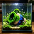 thumbnail image 1 of Cueva de resina para acuario, decoración para peceras – Adorno de roca de arenisca natural con entrada grande para peces, camarones y tortugas – Refugio acuático para terrario o acuario paisajístico, 1 of 6