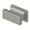 Brushed Nickel, variant on Deltana AN138U14 Contemporary Knob, Anvil, 3/4" x 1-1/2" x 7/8" in Polished Nickel