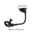 thumbnail image 2 of KALLORY Black Wall Mounted Hair Dryer Holder with Strong Cup - No Drilling Required, Space Saving Bathroom Organizer, 2 of 8
