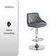 thumbnail image 4 of SET DE 2 BANCOS PARA BARRA HOMEASY Con respaldo Gris, 4 of 6