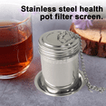 thumbnail image 5 of Infusor de té, colador de té de malla extrafina, con gancho de cadena extendido para preparar té de hojas sueltas, especias y condimentos, 5 of 5