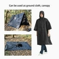 thumbnail image 2 of Imperméable à Capuche Poncho en Taffetas de Polyester Adapté pour Randonnée, Camping et Cyclisme, 2 of 8