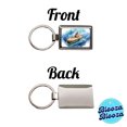 thumbnail image 4 of Steampunk Sci-fi Fantasy Flying Submarine Metal Rectangle Keychain, 4 of 7