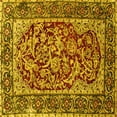 thumbnail image 1 of Ahgly Company Indoor Square Persian Yellow Traditional Area Rugs, 8' Square, 1 of 4