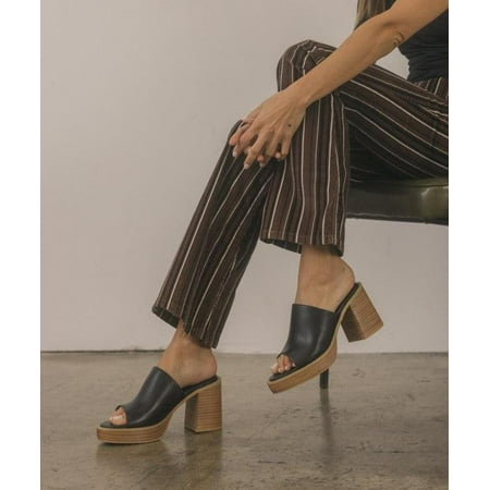 

Womens Shoes Style No. Camille - Platform Slide Heel
