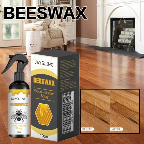 Bee Wax Furniture Polish Spray Natural Micro-Molecularized Beeswax Too 4.06Fl.Oz
