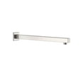 thumbnail image 1 of 1pc BESy 16 Inches Straight Extended Shower Arm With Flange, Rain Shower Head Extension Arm, Square Extra Fixed Shower Head Extender Arm Shower Pipe E, 1 of 5