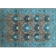 thumbnail image 1 of Ahgly Company Indoor Rectangle Oriental Light Blue Industrial Area Rugs, 7' x 9', 1 of 4