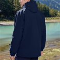 thumbnail image 4 of uikmnh Jackets For Men,Male Detachable Two Piece Jacket Outdoor Windproof Hooded Jacket,Size M, 4 of 5