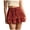 Red, variant on larppty Shorts for Women Ruffle Skorts Tiered Teen Girls Country Concert Outfits Golf Tennis Skort Under Sweater Skirt(Red, XL)