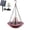 Purple, variant on Hanging Bird Feeder Outdoor Garden Solar Powered Fountain Birdbath, Three Tier Cascade Water Pump Basin Station for Attracting Wild Hummingbirds, Backyard Decoration Apparel