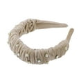 thumbnail image 7 of Unique Bargains 1 Pcs Rhinestone Headband Faux Crystal Headbands Hair Accessories for Women Beige 1.57 Inch Wide, 7 of 7