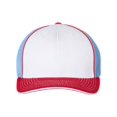thumbnail image 1 of Richardson Sportmesh avec Capuchon R-Flex, S-M, Blanc-Bleu Columbia-Rouge Tri, 1 of 7