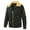 Black, variant on WREESH Mens Corduroy Jacket Fleece Lined Trucker Jackets Outdoor Cargo Jacket Lapel Collar Zipper Heavy Coats Winter Warm Jacket with Pockets Black