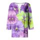 thumbnail image 5 of Fiudx Ofertas Flash Del Día Blusa de Manga 3/4 Corta Estampada a La Moda para Mujer, Blusa Informal con Cuello Redondo, 5 of 5