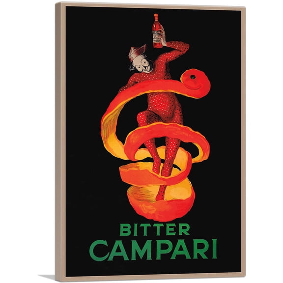 ARTCANVAS Bitter Campari 1921 Canvas Art Print by Leonetto Cappiello - Size: 26" x 18" (0.75" Deep)