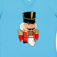 thumbnail image 4 of Inktastic Christmas Nutcracker in Red Women's V-Neck T-Shirt, 4 of 5