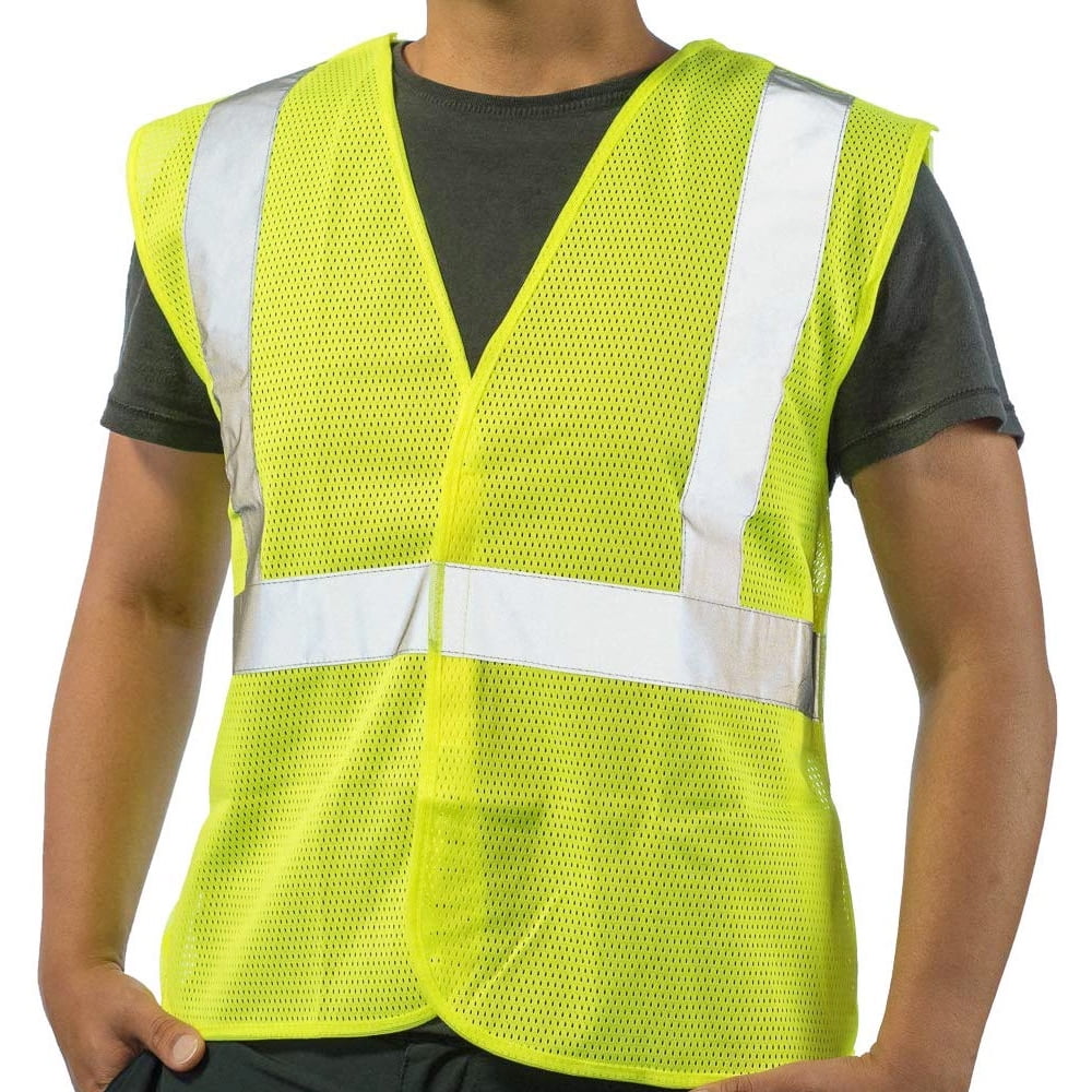 9 Crowns Reflective Safety Work Visibility ANSI/ISEA Class 2 Vest 