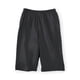 thumbnail image 1 of Shorts estilo bermuda con cintura elástica para mujer, color negro, talla mediana, 1 of 3
