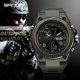 thumbnail image 2 of Reloj de pulsera militar con esfera grande para hombre, moderno, multifunción, digital, resistente al agua, electrónico, para estudiantes, 2 of 4