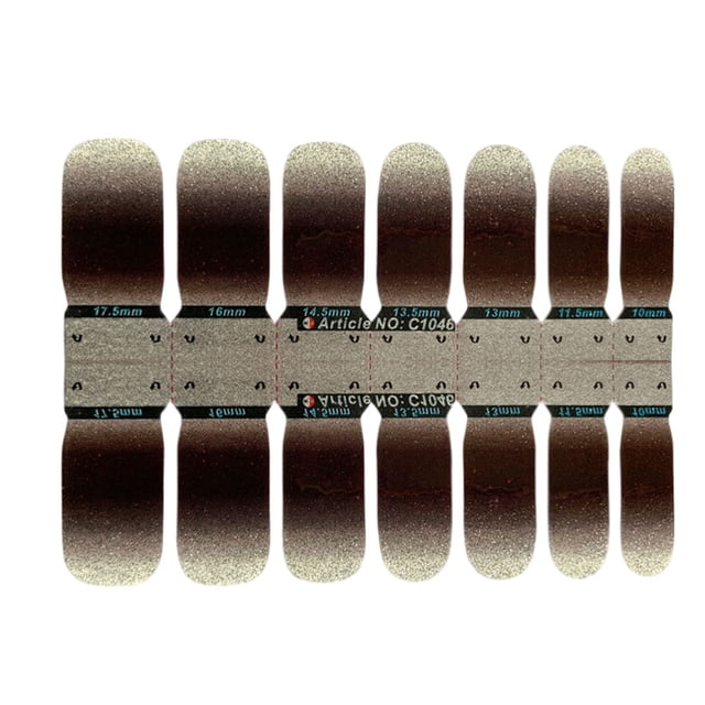Vogacara Pegatina para uñas estilo autoadhesivo textura esmerilada Paster puntas de manicura C1046 Type1 NO1 Vogacara CBP271699