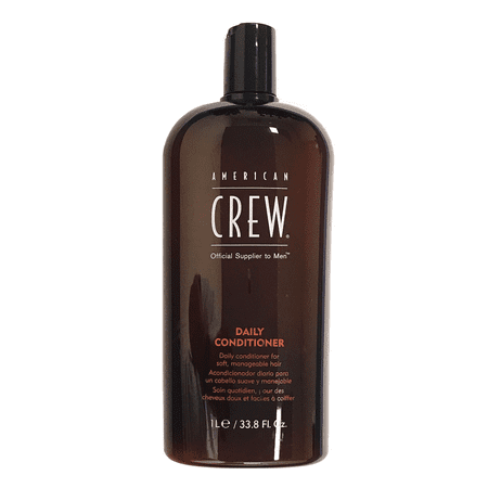 American Crew Daily Conditioner 33.8 Oz, For Soft Manageable (Best Products For Relaxed Hair African American)