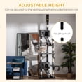 thumbnail image 4 of Large Cat Tree with Condo & Scratching Post - 94"-102" Multi-Level Activity Center in Dark Grey for Living Room or Bedroom - Adjustable Height & Durable Design, 4 of 7